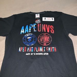 BRAND NEW BAPE AAPE UNIVERSITY TEE